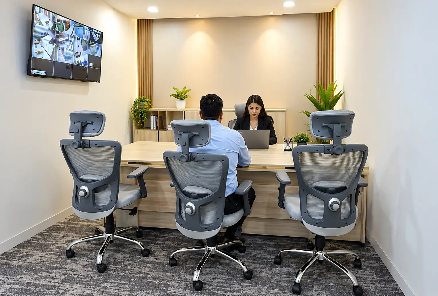 Business professional working on process transformation